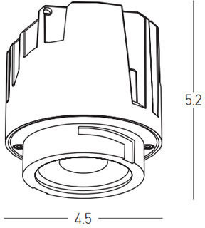Zambelis Lights Punkt Integrierte LED 11W 3000K Zambelis Lights Punkt Integrierte LED 11W 3000K