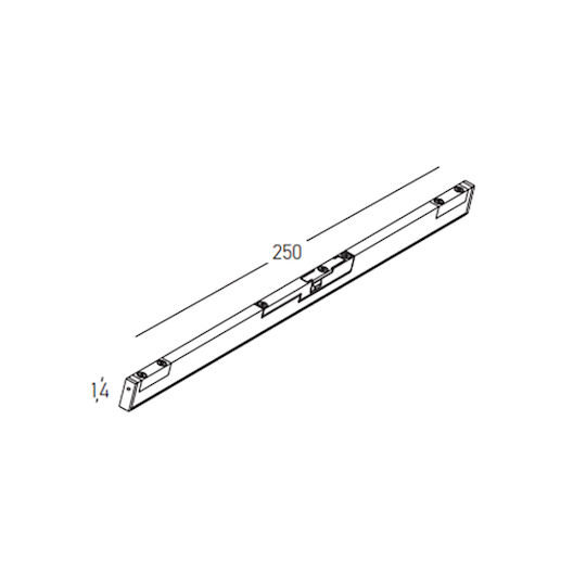 Zambelis Lights LED Lumina liniară Lumină Plafon 4W Alb cald