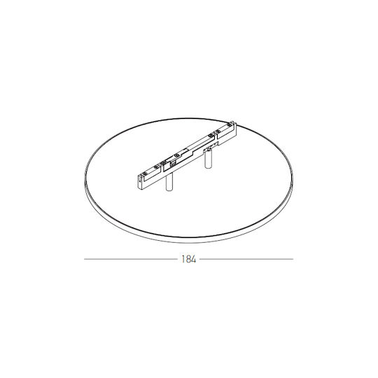 Zambelis Lights LED Lumina liniară Lumină Plafon 8W Alb cald