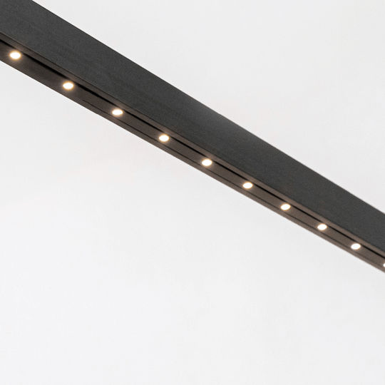 2524 Magnetic Grille Led Light Magnetic Tracks 5mm 7w 3000k Black 2524