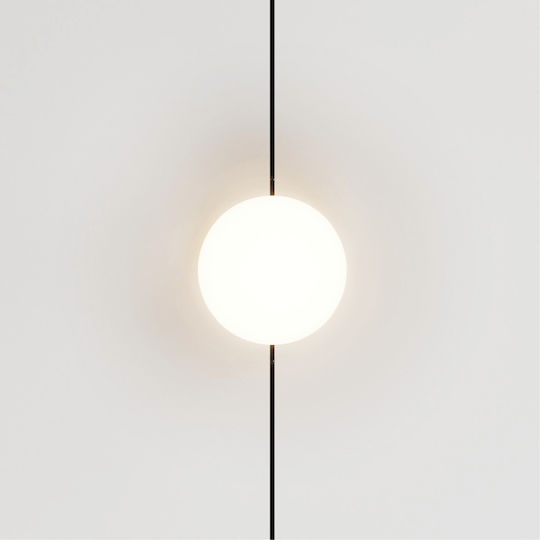 25118 Led Μαγνητικο Φωτιστικο Μαγνητικες Ραγες 3mm 8w 3000k Οπαλ Pc Διαχυτης 25118