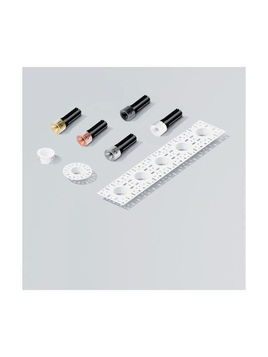 Zambelis Lights Led Χωνευτό Σποτ με Ενσωματωμένο LED και Θερμό Λευκό Φως