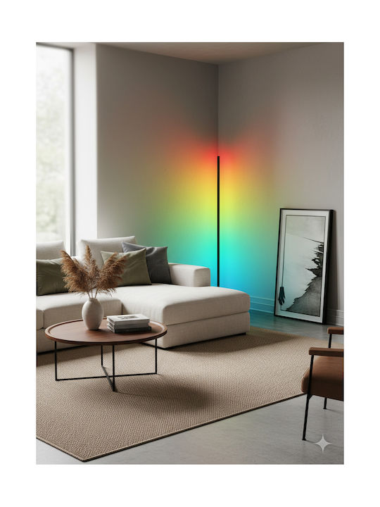 GloboStar LED Φωτιστικό Δαπέδου Υ150εκ. Μαύρο GloboStar LED Φωτιστικό Δαπέδου Υ150εκ. Μαύρο