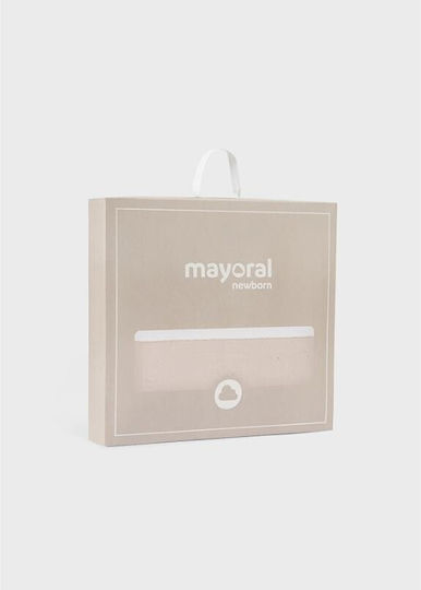 Mayoral Blanket Nursery Swaddling Blankets Knitted Beige 90x90cm
