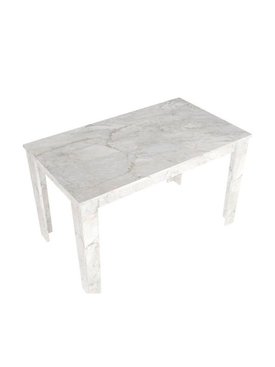 Τραπεζαρία Darlen - Rosa με 4 Καρέκλες 72x125εκ.