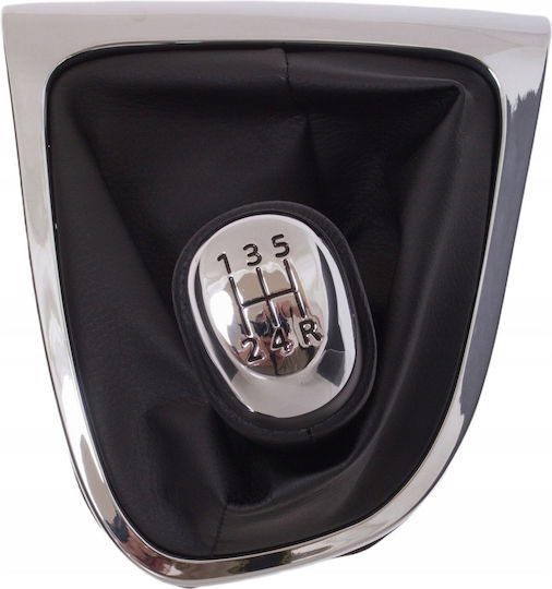 Me Premium Πόμολο Ταχυτήτων για Renault Clio 2012-2020 Μαύρο