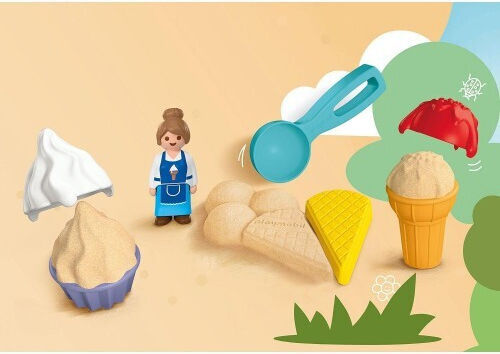 Playmobil Младежка Играчки в пясъка със сладкарката за 1-4 години