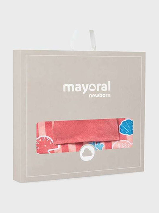 Mayoral Hooded Towel Terracotta Newborn