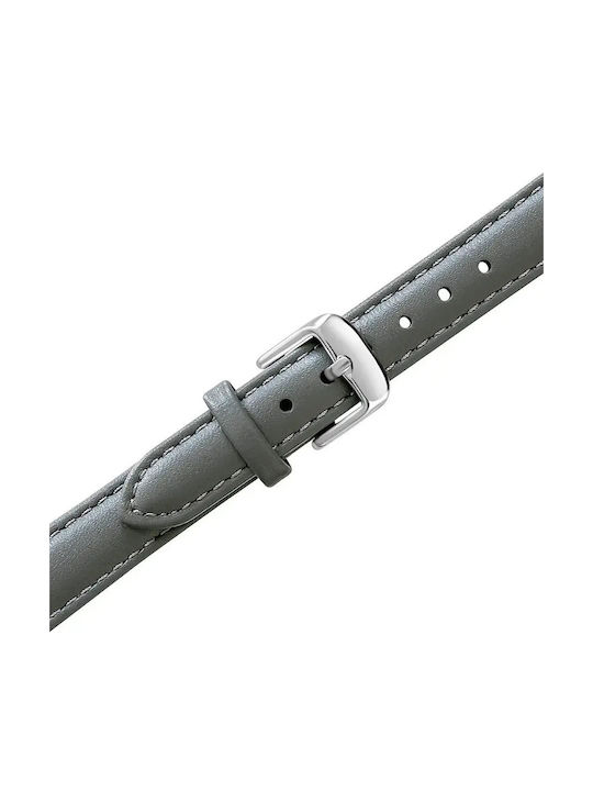 Annie Rosewood Women's Watch with Gray Leather Strap