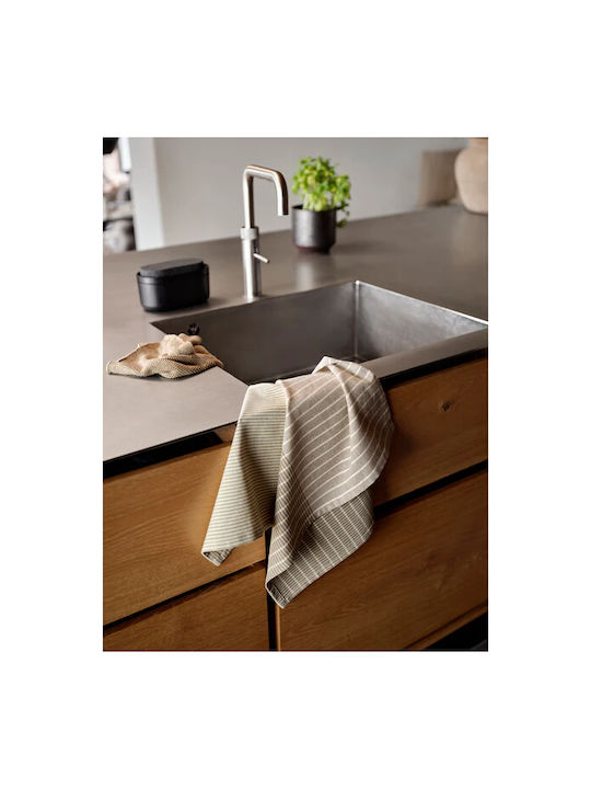 Zone Denmark Towel from 100% Cotton in Brown Color 27x27cm 3pcs