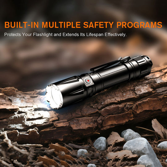 Ledholics Flashlight LED IP67 with Maximum Brightness 1800lm