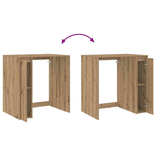 vidaXL Cabinet de baie Mobilier pentru baie L87xA60xÎ89cm Stejar