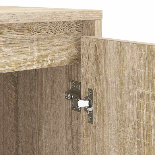 vidaXL Badezimmerschrank Wäscherei B87xT60xH89cm Sonoma