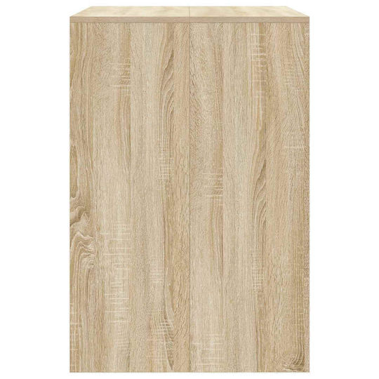 vidaXL Badezimmerschrank Wäscherei B87xT60xH89cm Sonoma