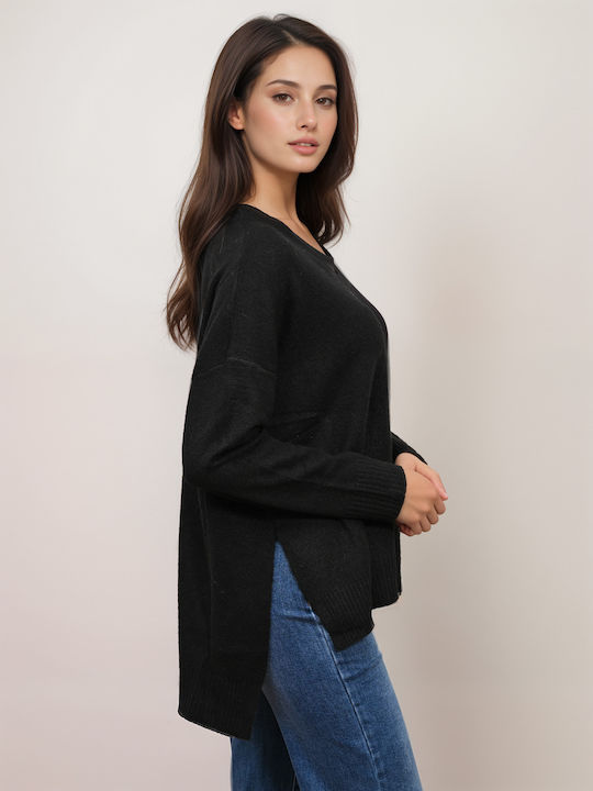 Damen Pullover Black