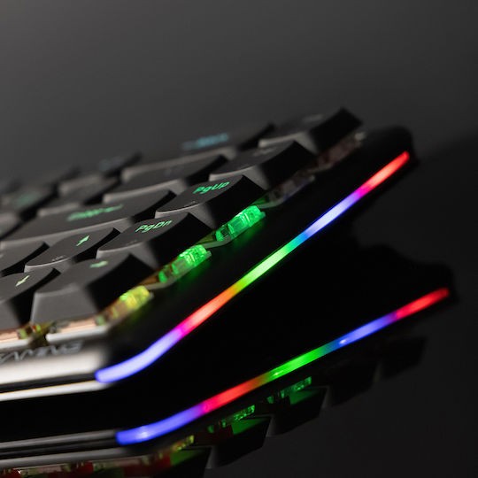 Proove AFK Безжичен Гейминг Механична Клавиатура 65% с Outemu Red суичове и RGB подсветка (Английски US) Черен