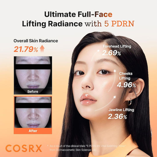 Cosrx 5 Pdrn B5 Liquid Facial Toner with Rice, Centella Asiatica & Niacinamide 280ml