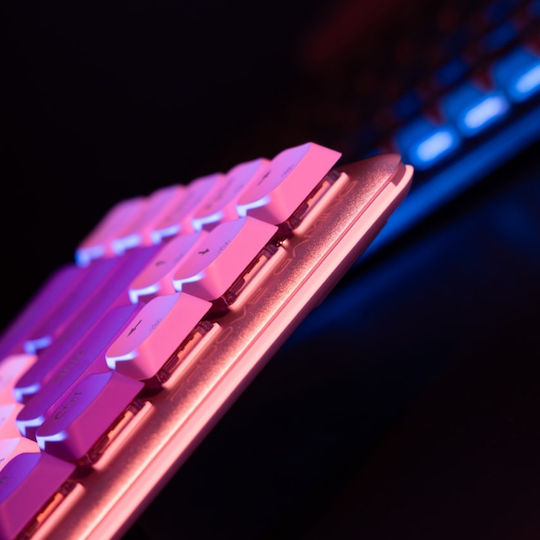 Proove AFK Ασύρματο Gaming Μηχανικό Πληκτρολόγιο 65% με Outemu Red διακόπτες και RGB φωτισμό (Αγγλικό US) Λευκό