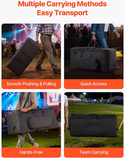 Vevor Vevor Drums Case with Padded Black
