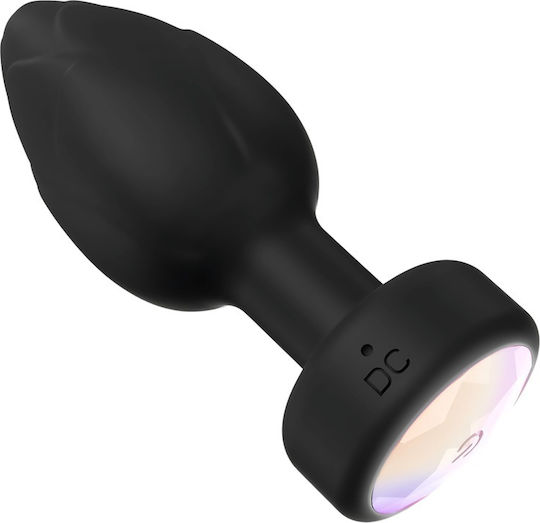 Toosh Anal Plug with Vibration Black