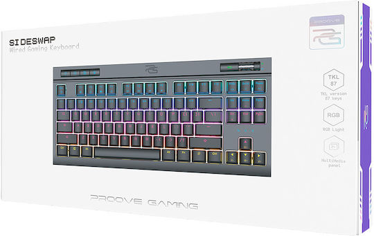 Proove Sideswap Gaming Mechanical Keyboard with RGB lighting (English US)