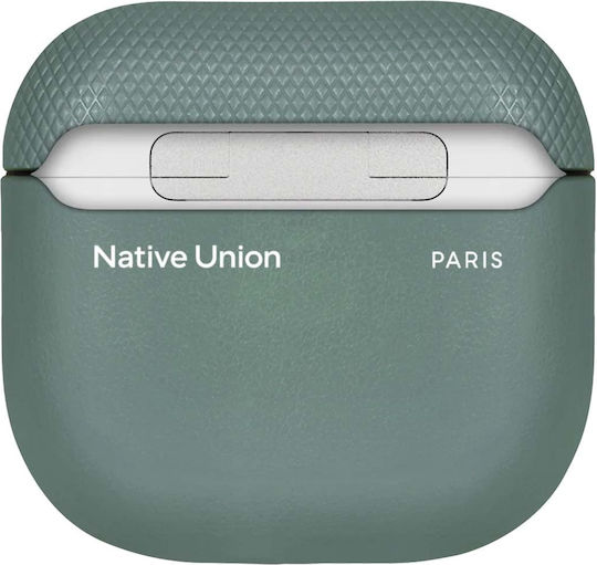 Native Union Case Airpods 4 Series Re Classic In Recycled Eco-friendly Materials Green