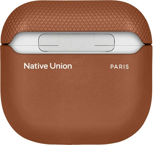 Native Union Case Airpods 4 Series Re Classic In Recycled Eco-friendly Materials Brown