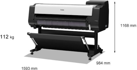 Plotter Canon Imageprograf Tx-4200 Roll Unit Ru-42 Bundle 6855c003 + 2455c003