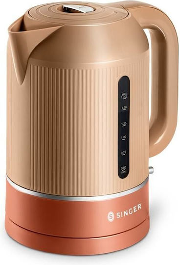 Singer Tifannys Kettle 1.7lt 2200W Beige