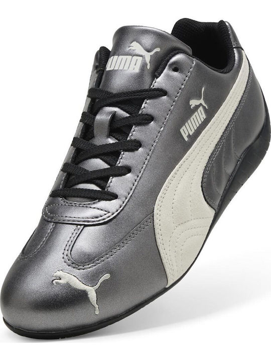 Speedcat Metallic Sneakers Silver