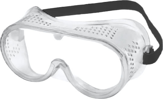 Active Gear Safety Glasses for Protection with Transparent Lenses and LED Light 1pcs
