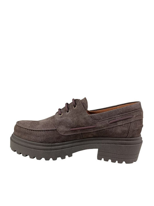 Γυναικεία Loafers σε Καφέ Χρώμα