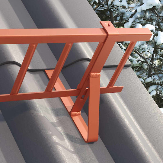 Vidaxl Υποστήριξη Φράχτη Χιονιού 12 Pcs Κόκκινο 29,5 X 3 X 34,5 Εκ