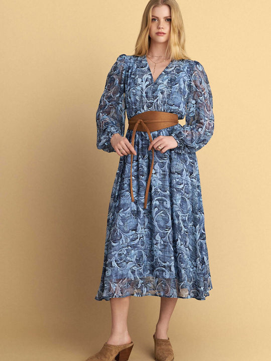 Summer Midi Dress Blue