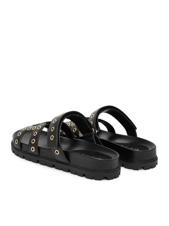 Sandale Din Piele Damă Negre