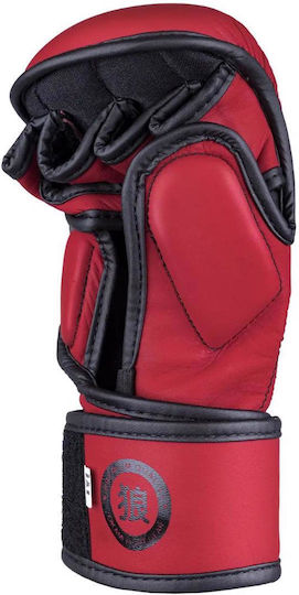 Okami MMA Gloves Training V2 Leather Red