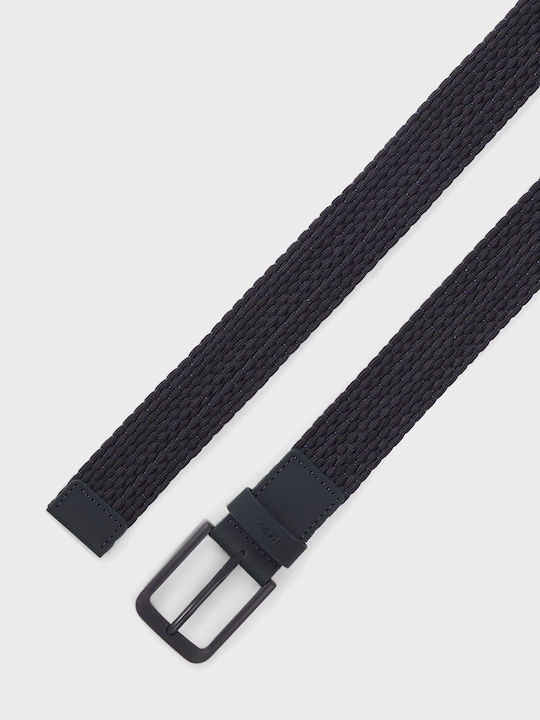 Herren Gürtel Leder Blau