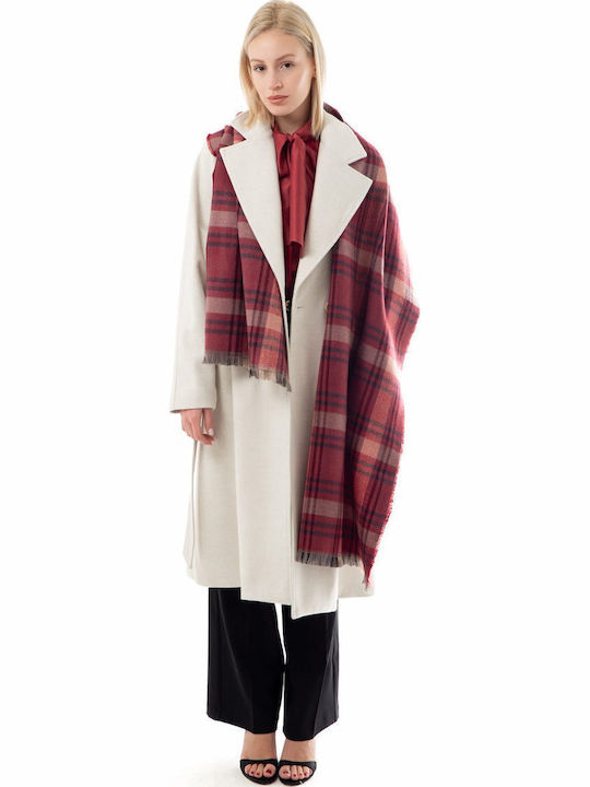 Women's Wool Scarf Red