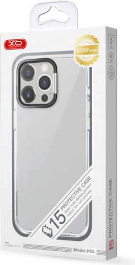 XO Задна корица Силикон Черен (iPhone 15 Pro Max)