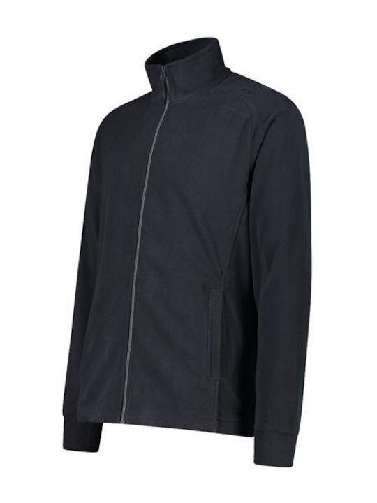 Cardigan Fleece pentru Bărbați Verde
