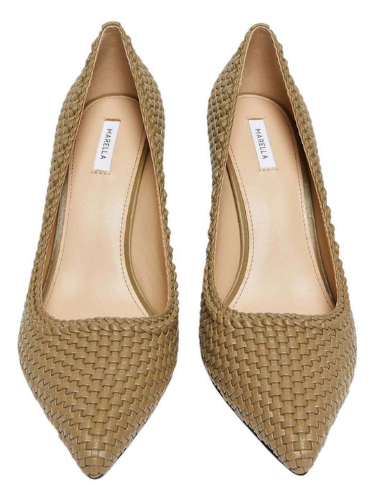 Women's Moccasins in Khaki Color