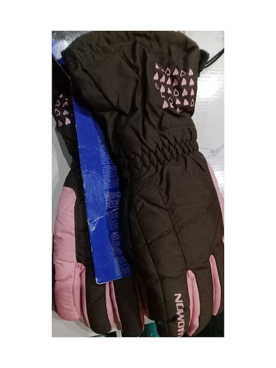 Salomon Παιδικά Γάντια Σκι & Snowboard Καφέ