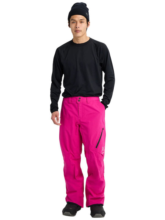 Burton Ak Gore-tex Cyclic 100001B69PRG Men's Trousers for Ski & Snowboard Fuchsia