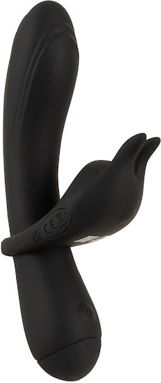 Couples Choice Duo Δονητής Rabbit με Απομακρυσμένο Έλεγχο 20cm Μαύρος