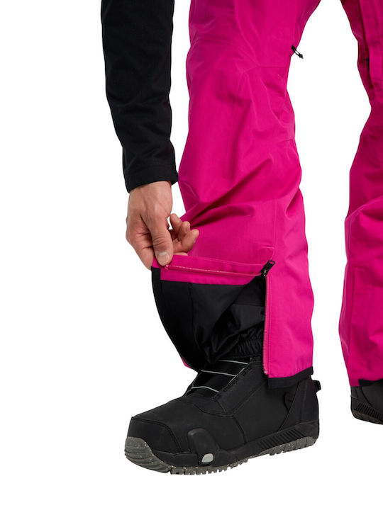 Burton Ak Gore-tex Cyclic 100001B69PRG Men's Trousers for Ski & Snowboard Fuchsia
