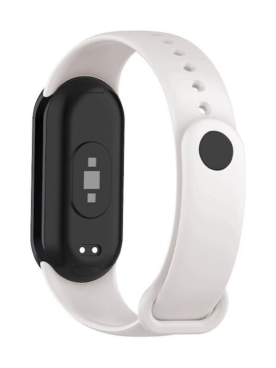 Xiaomi Mi Band 8 Silikon Sport Tragbare Bänder Silikon Offiziell Weiß Oem