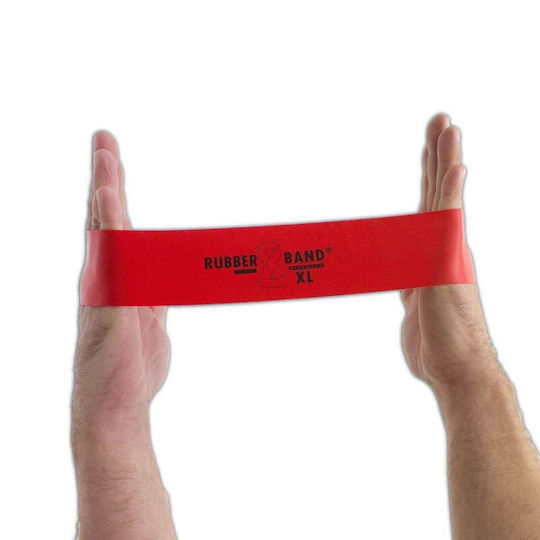 Body Concept Rubberband Xl Гуми За Фитнес Кръгов Спасителен Пояс Труден Червен