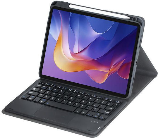 Case Detachable 360 Rotating Bluetooth Keyboard Touchpad Pen Holder Xiaomi Redmi Pad 2 11 Inch Black