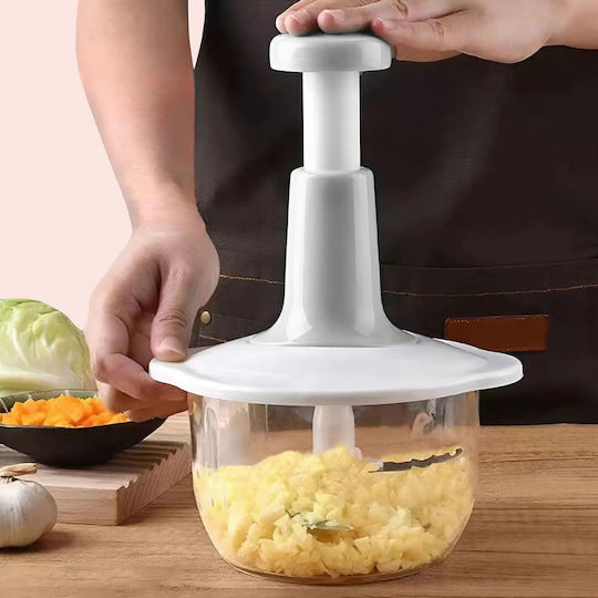 Cheffinger 2l Mehrzweck Handbuch Schneidewerkzeug Weiß