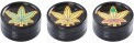 Champ High Golden Leaf Grinder 2 Parts 50mm